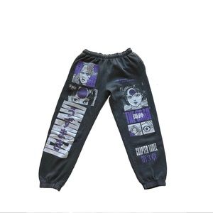 Junji Ito screen print sweatpants